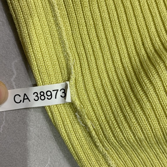 Vintage Silk Blend Ribbed Sleeveless Cowl Neck Top - Picture 3 of 7